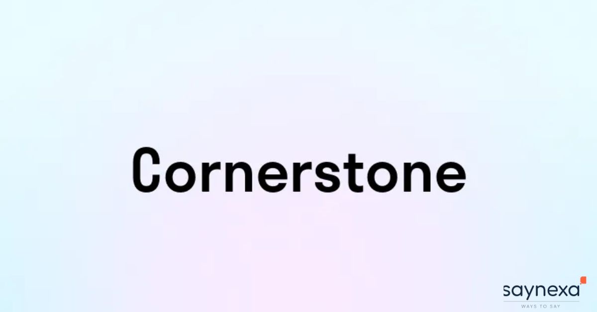 Cornerstone