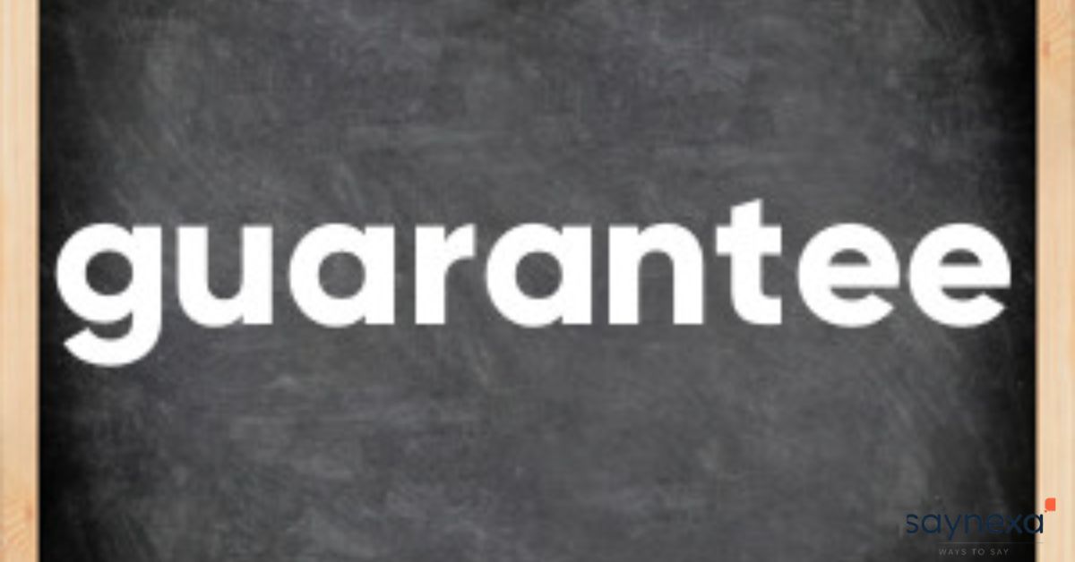 Guarantee