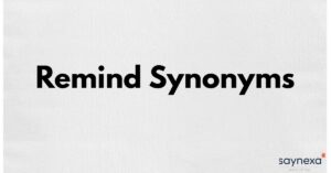 Remind Synonyms