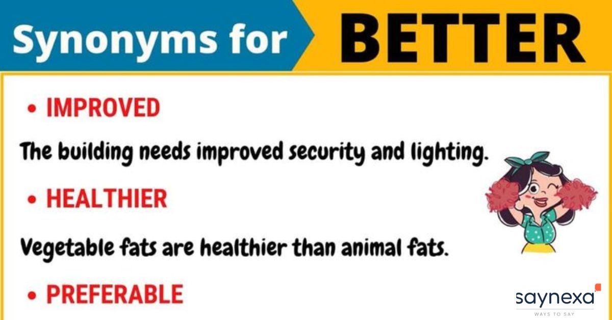 Synonyms for Better
