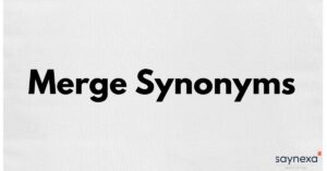 Merge Synonyms