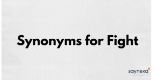 Synonyms for Fight